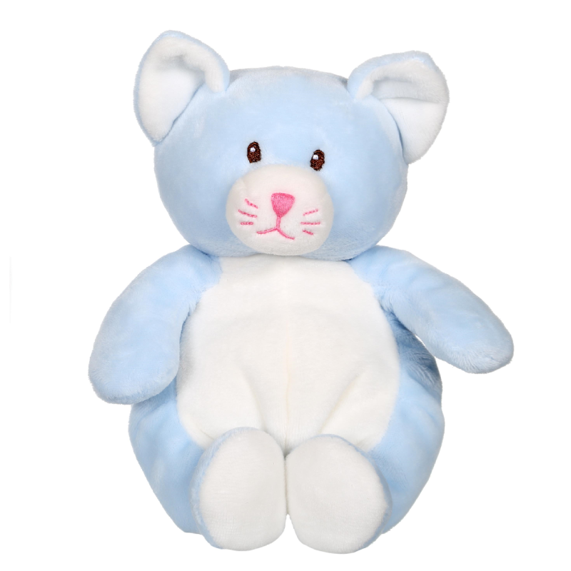  les ux peluche chat bleu blanc 15 cm 